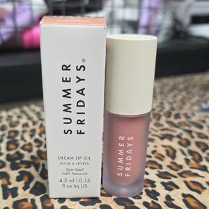 Summer Fridays Dream Lip Oil — Bare Sand Nude Pink